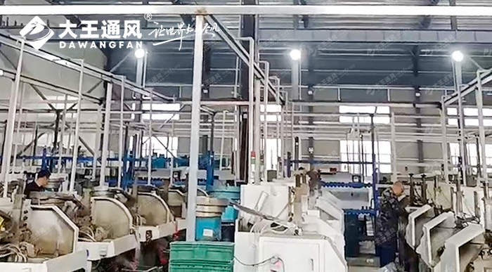 JN江南体育官方网站通风与浙江常固金属合力打造舒适生产车间